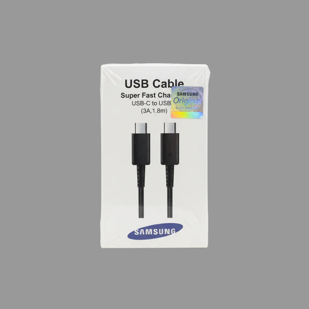 Samsung USB Cable - USB-C to USB-C - 3A 1.8M Super Fast Charger