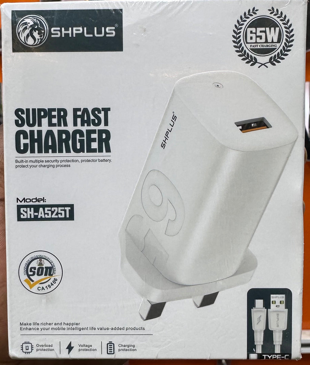 Shplus - SH-A525T - Super Fast Charger (Type C)