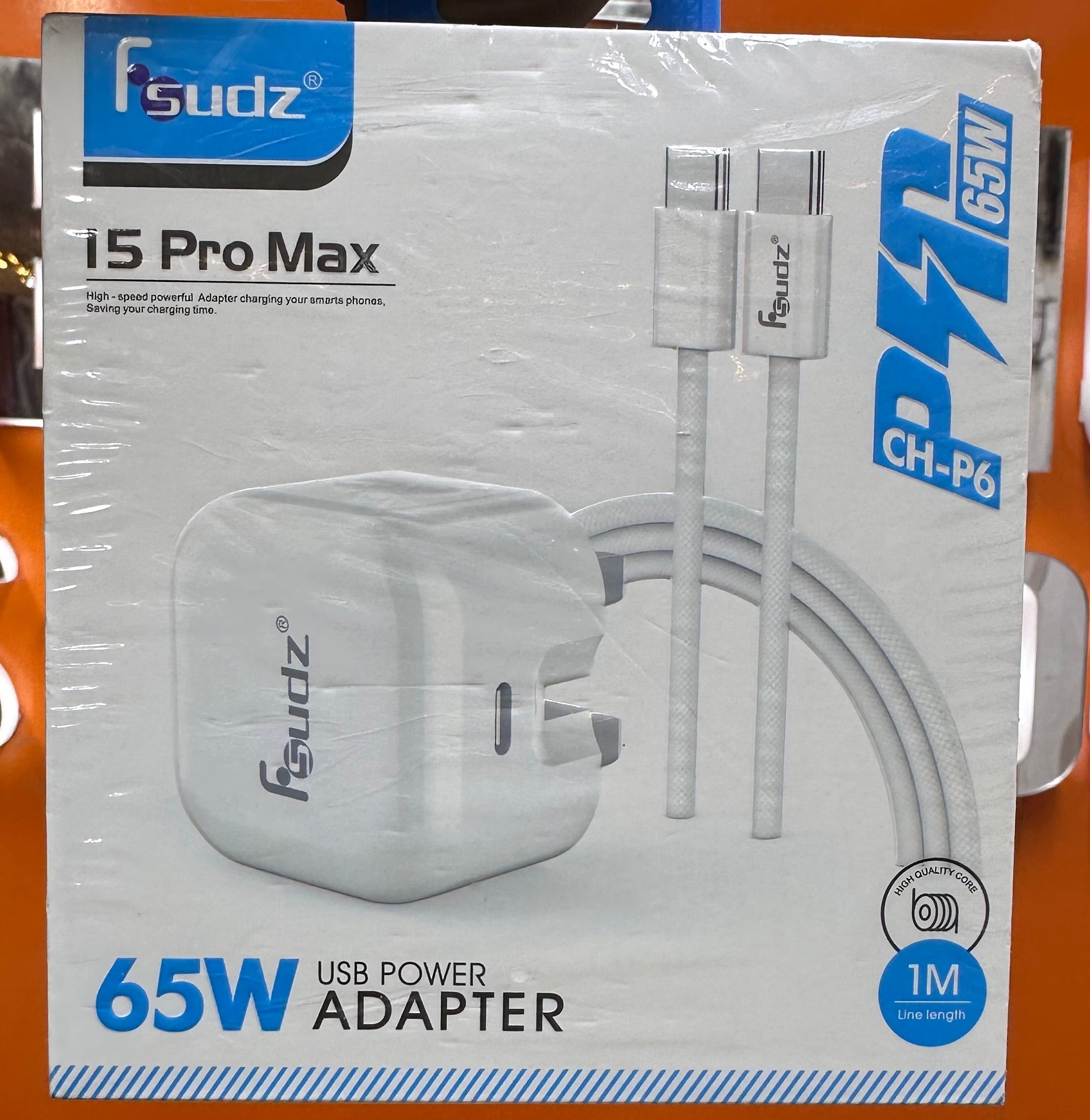 Fsudz - 15 Pro Max Charger - 65W USB Power Adapter