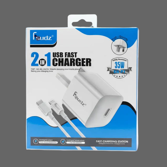 Fsudz - 2-in-1 USB Fast Charger