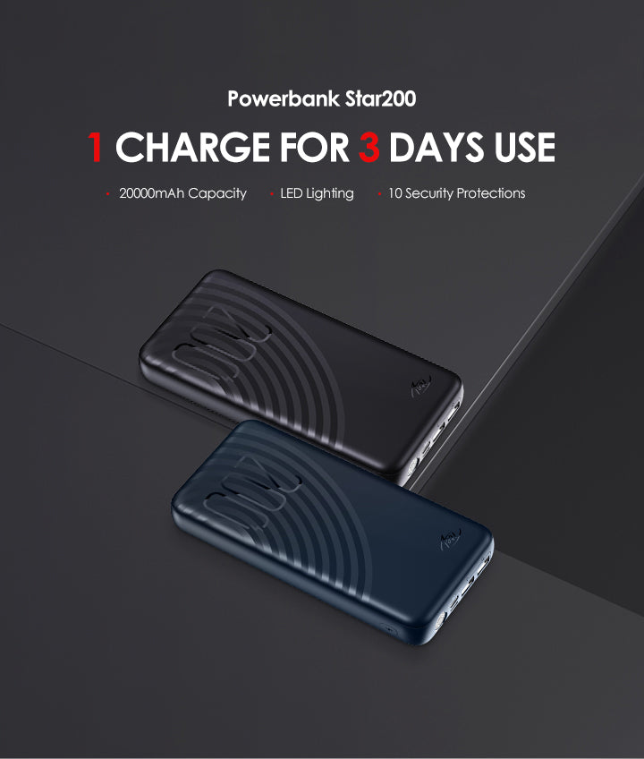 itel Star200 Powerbank- 20000mAh